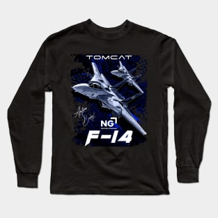 f 14 tomcat fighterjet Long Sleeve T-Shirt